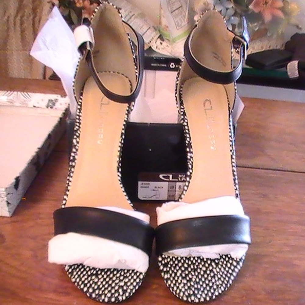 Womens CL by Laundry 2.25" Block Dress heels